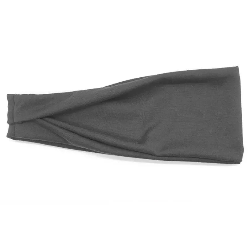 Twist & Transcend Yoga Headband Storm Cloud