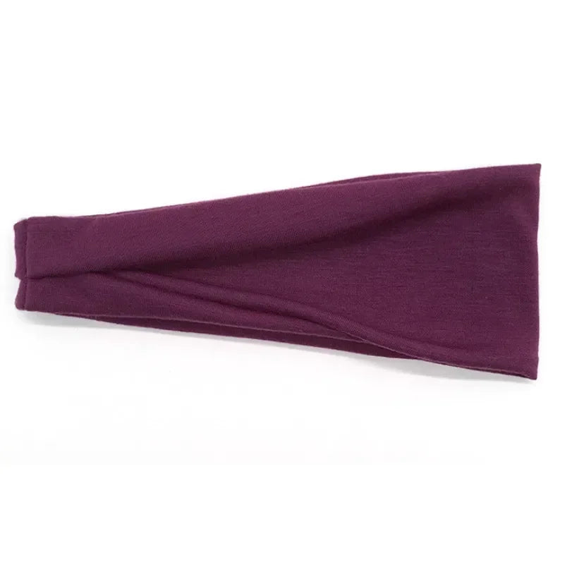 Twist & Transcend Yoga Headband Mulberry