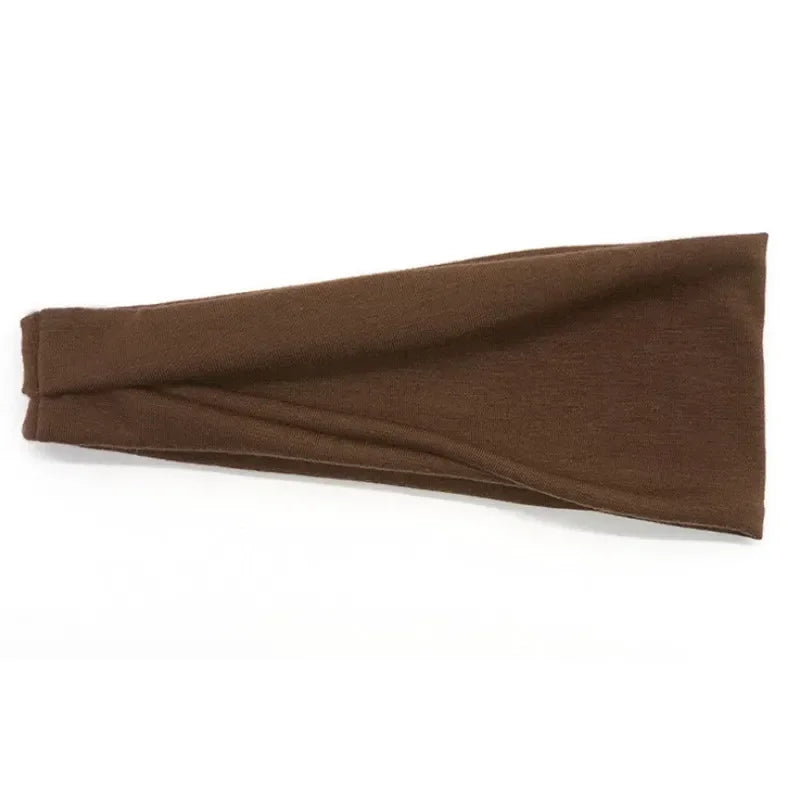 Twist & Transcend Yoga Headband Coffee