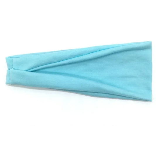 Twist & Transcend Yoga Headband Cyan