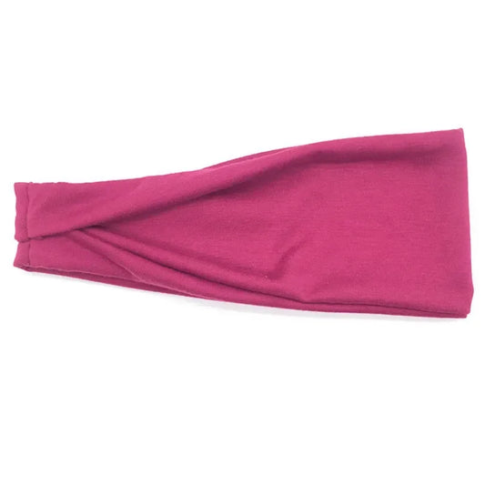 Twist & Transcend Yoga Headband Magenta